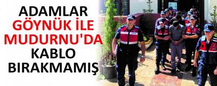 TELEFON KABLOLARINA DADANAN HIRSIZLAR YAKALANDI