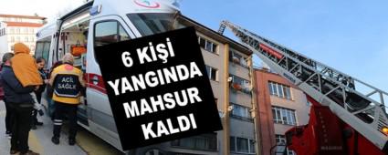 YANGINDA MAHSUR KALAN 6 KY TFAYE KURTARDI