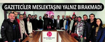 GAZETECLER MESLEKTAINI YALNIZ BIRAKMADI