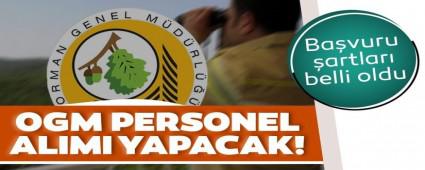 OGM PERSONEL ALACAK! TE ARANAN ARTLAR