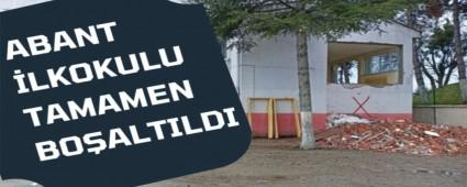 ABANT LKOKULU TAMAMEN BOALTILDI