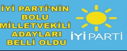 Y PART\'NN BOLU MLLETVEKL ADAYLARI BELL OLDU  