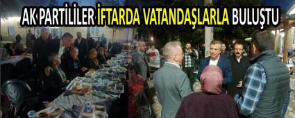 AK PARTLLER FTARDA VATANDALARLA BULUTU