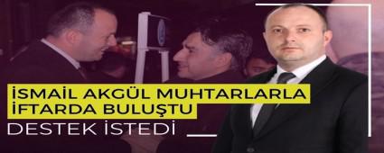 MHP Aday smail Akgl muhtarlarla iftarda bulutu