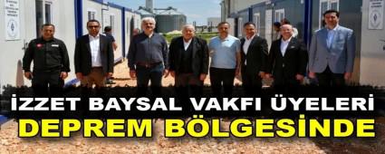 ZZET BAYSAL VAKFI YELER DEPREM BLGESNDE