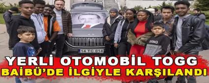 YERL OTOMOBL TOGG BAB\'DE LGYLE KARILANDI