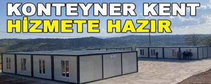 KONTEYNER KENT HZMETE HAZIR