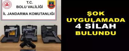 OK UYGULAMADA 4 SLAH BULUNDU