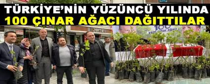 TRKYE\'NN YZNC YILINDA 100 INAR AACI DAITTILAR