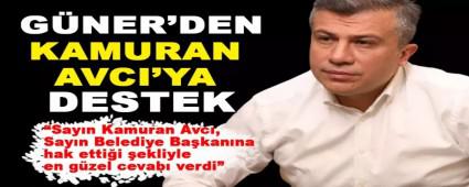 AK PART L BAKANI GNER\'DEN KAMURAN AVCI\'YA DESTEK