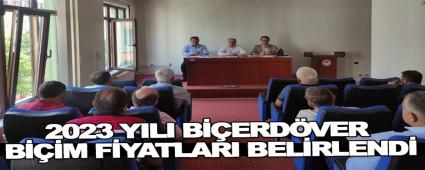 2023 YILI BERDVER BM FYATLARI BELRLEND