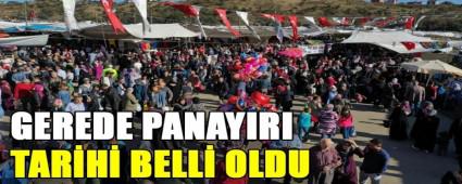 GEREDE PANAYIRI TARH BELL OLDU