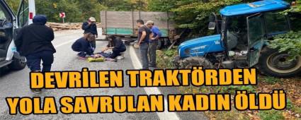 DEVRLEN TRAKTRDEN YOLA SAVRULAN KADIN LD