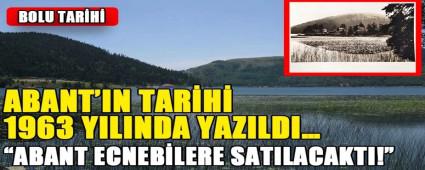 ABANT ECNEBLERE SATILACAKTI!