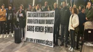 Bolu\'da srail\'in Gazze\'ye ynelik saldrlar protesto edildi