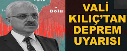 VAL ERKAN KILI DEPREM UYARISI