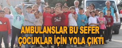 AMBULANSLAR BU SEFER OCUKLAR N YOLA IKTI