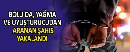 BOLU\'DA, YAMA VE UYUTURUCUDAN ARANAN AHIS YAKALANDI