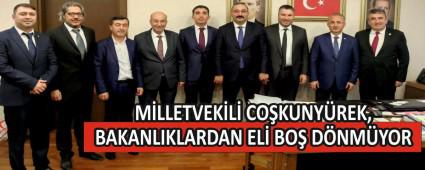 MLLETVEKL COKUNYREK, BAKANLIKLARDAN EL BO DNMYOR