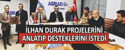 LHAN DURAK PROJELERN ANLATIP DESTEKLERN STED