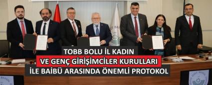 TOBB BOLU L KADIN VE GEN GRMCLER KURULLARI LE BAB ARASINDA NEML   PROTOKOL