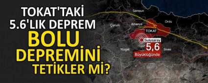 TOKAT\'TAK 5.6\'LIK DEPREM BOLU DEPREMN TETKLER M?