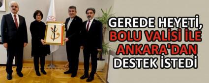 GEREDE HEYET, BOLU VALS LE ANKARA\'DAN DESTEK STED