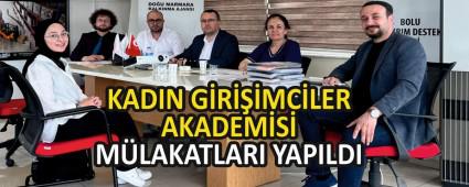 Kadn Giriimciler Akademisi mlakatlar yapld