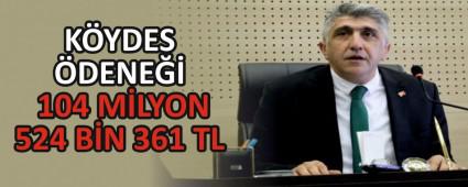 KYDES DENE 104 MLYON 524 BN 361 TL