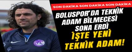 Boluspor\'da teknik adam bilmecesi sona erdi