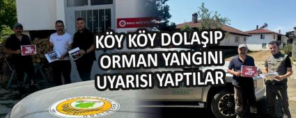 KY KY DOLAIP ORMAN YANGINI UYARISI YAPTILAR