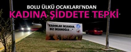 BOLU LK OCAKLARI\'NDAN KADINA DDETE TEPK