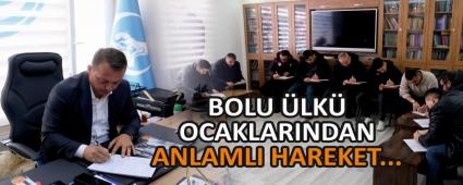BOLU LK OCAKLARINDAN ANLAMLI HAREKET...