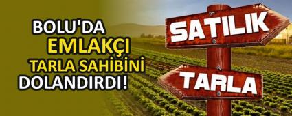 BOLU\'DA EMLAKI TARLA SAHBN DOLANDIRDI!