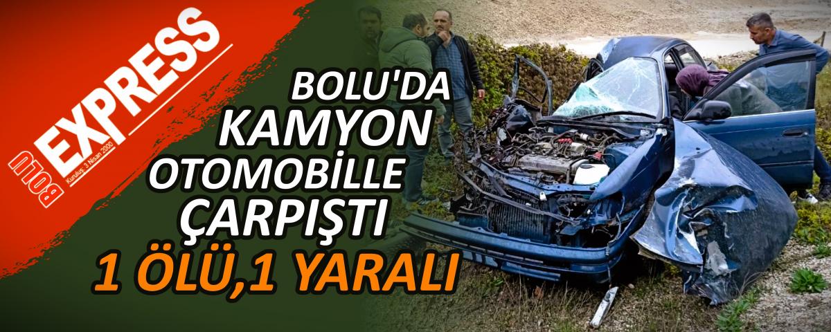 BOLU'DA KAMYON OTOMOBLLE ARPITI: 1 L, 1 YARALI