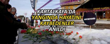 KARTALKAYA\'DA YANGINDA HAYATINI KAYBEDENLER ANILDI