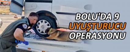 BOLU\'DA 9 UYUTURUCU OPERASYONU