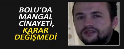 BOLU\'DA MANGAL CNAYET, KARAR DEMED