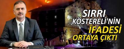 SIRRI KSTEREL\'NN FADES ORTAYA IKTI