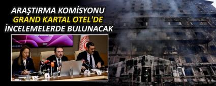 ARATIRMA KOMSYONU GRAND KARTAL OTEL\'DE NCELEMELERDE BULUNACAK