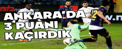 Ankara\'da 3 puan kardk