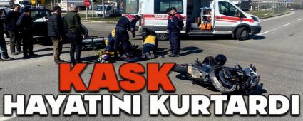 KASK HAYATINI KURTARDI