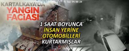 1 SAAT BOYUNCA NSAN YERNE OTOMOBLLER KURTARMILAR