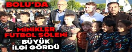 Bolu\'da Minikler Futbol leni Byk lgi Grd