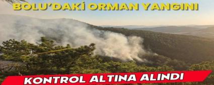 Bolu\'daki orman yangn kontrol altna alnd