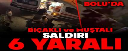 BOLU\'DA PARKTA BIAKLI VE MUTALI SALDIRI