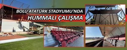 BOLU ATATRK STADYUMU\'NDA HUMMALI ALIMA