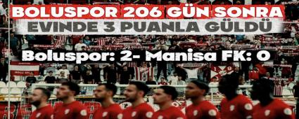 Boluspor 206 Gün Sonra Evinde 3 Puanla Güldü Boluspor 206 Gün Sonra Evinde 3 Puanla Güldü