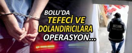 BOLU\'DA TEFECLK VE DOLANDIRICILIA DARBE