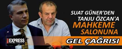 SUAT GNER\'DEN TANJU ZCAN\'A MAHKEME SALONUNA GEL ARISI